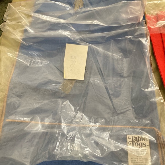 NWT blue cotton napkins still in packaging 6 total - Picture 3 of 3